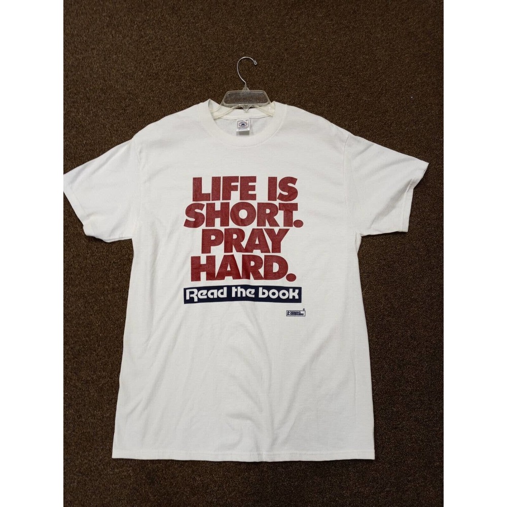 Vintage 90s Life is Short. Play Hard. Reebok T-shirt size Large